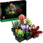 LEGO Icons Sukkulenten K&uuml;nstliche Blumen Set f&uuml;r Erwachsene, Blumenstrau&szlig;-Bausatz,