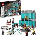 LEGO 76216 Marvel Iron Mans Werkstatt mit 3 Kampf-Anz&uuml;gen, Spielzeugauto und