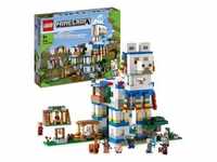 LEGO 21188 Minecraft Das Lamadorf Set, Spielzeug-Haus mit Dorfbewohnern, Tier-Figuren
