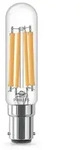 Philips Filament-Lampe, transparent, 60W T20 B15, 6,5 W, 60 W, B15, 806 lm, 15000 h,