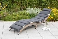 Merxx Gartenliege Waikiki, klappbar, inkl. Wendekissen -...