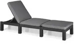 Keter Daytona Deluxe Sonnenliege f&uuml;r Garten, Terrasse & Balkon mit verstellbarem