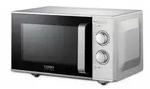Caso MG25 Ecostyle Ceramic Mikrowelle ohne Drehteller mit Grill - Silber