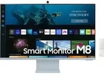 Samsung S32BM80BUU, 81,3 cm (32"), 3840 x 2160 Pixel, 4K Ultra HD, 4 ms, Blau, Wei&szlig;