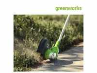 Greenworks Tools Elektrotrimmer 24V 30cm mit 1 x 2Ah Akku und Ladegerät, neig- und