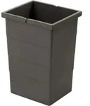 HAILO 1138999 Inneneimer 13 Liter in dunkelgrau f&uuml;r Abfallsorter CARGO / Eimer /