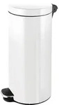 helit Silberionen-Tret-Abfalleimer "the knight", 30 Liter aus pulverbeschichtetem
