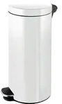 helit Silberionen-Tret-Abfalleimer "the knight" 30 Liter - Wei&szlig;