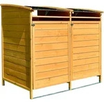 Mucola M&uuml;lltonnenbox M&uuml;lltonnenverkleidung M&uuml;lltonne M&uuml;lltonnenhaus...
