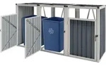 M&uuml;lltonnenbox 'Tarbek' f&uuml;r 3 Tonnen M&uuml;lltonnenverkleidung Stahl verzinkt