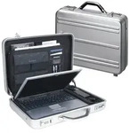 ALUMAXX Laptop-Attach&eacute;koffer MERCATO, silber, Aluminium 45188 (Aktenkoffer) -...