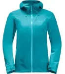 Jack Wolfskin Highest Peak 3l Jkt W 1115121-1221, Jacke, Damen, Blau - Gr&uuml;n - S