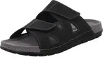 Rohde Herren Pantoletten Clogs Leder Rodigo-H 5914, Gr&ouml;&szlig;e:41 EU, Farbe:Schwarz -