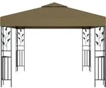 vidaXL Pavillon 3x3 m Taupe 180 g/m&sup2;