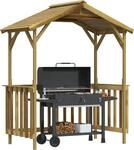 vidaXL Grillpavillon Kiefernholz Impr&auml;gniert 163,5x93x210 cm