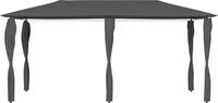 vidaXL Pavillon mit Pfostenverkleidung 2,98x5,3x2,59 m Grau 160 g/m&sup2;