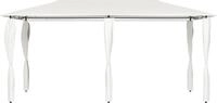 vidaXL Pavillon mit Pfostenverkleidung 2,98x5,3x2,59 m Creme 160 g/m&sup2;
