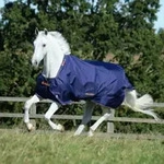 Bucas Therpiedecke Bucas Therapy T/O Light Navy/Orange 120 - Orange
