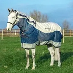 Horseware Rambo Summer Series Regendecke &Uuml;bergangsdecke Navy/Grey Turnout 0g ,