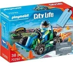 PLAYMOBIL, Geschenkset "Go Kart-Rennen", City Life, 70292 - Bunt