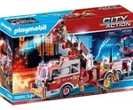 PLAYMOBIL City Action 70935 Feuerwehr-Fahrzeug: US Tower Ladder - Bunt