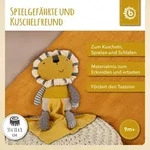 Bieco Kuscheltier L&ouml;we mit Schmusetuch | 30 cm | L&ouml;we Kuscheltier Geh&auml;kelt | Baby