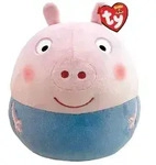 Peppa Wutz Pig George Squish-a-boo Kinder Stoff-Tier Kuschel-Kissen 20cm