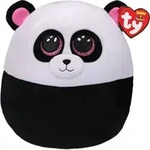 Ty Squish a Boo Panda Kuscheltier Kissen Bambus 23 cm - Schwarz/Wei&szlig;