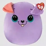 Ty Bitsy Hund - Squish Kissen 35Cm Kissen 35Cm - Lila