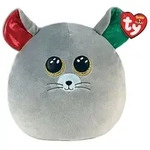 Ty Squish-A-Boo|Ty Ty Chipper Maus - Weihnachten 2021 - Squishy Beanie 20cm - Beige