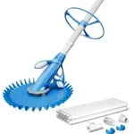 Wiltec automatischer Poolreiniger inkl. 12 Schl&auml;uchen Poolsauger Pool...