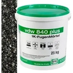 VDW 840 Plus 1K Fugenm&ouml;rtel, basalt, 25 Kg - Schwarz