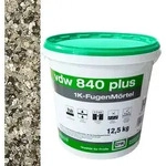 VDW 840 Plus 1K Fugenm&ouml;rtel, steingrau, 12,5 kg - Grau