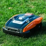 Yardforce Rasenm&auml;hroboter COMPACT 400RiS mit Magnetdraht-Navigation f&uuml;r 400 m2