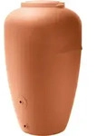 Regentonne Amphore BOLOGNA 440 L terracotta inkl. Hahn - Braun