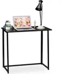 Relaxdays Schreibtisch klappbar, platzsparender B&uuml;rotisch zum Klappen, Home Office,