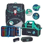Scout Exklusiv Alpha LED Sternenhimmel Funny Snaps Schulranz - Blau
