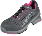 uvex 1 ladies Sicherheitsschuh S1 Damen Halbschuh gelocht grau/pink 40 - Grau/Rosa -