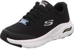 Skechers 232040 BKW Herren Low Sneaker ARCH FIT Schwarz Textil Gr&ouml;&szlig;e: 41
