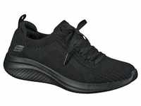Skechers Ultra Flex 3.0, Damen Strick Sneakers, Sportschuhe in schwarz, Air Cooled