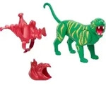 Masters of the Universe Origins Battle Cat Actionfigur - Gr&uuml;n/Rot