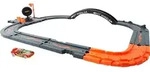 Hot Wheels City Erweiterungstrack Set, 10-teiliges Set mit 1 Fahrzeug, Geschenk f&uuml;r