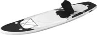 vidaXL SUP-Board-Set Aufblasbar Schwarz 330x76x10 cm