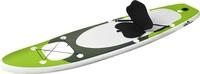 vidaXL SUP-Board-Set Aufblasbar Gr&uuml;n 330x76x10 cm