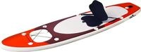 vidaXL SUP-Board-Set Aufblasbar Rot 330x76x10 cm