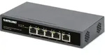 INTELLINET 4-Port Gigabit+1GE (PD) High PoE Switch