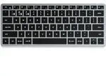 Satechi Slim X1 - Mini - Bluetooth - QWERTZ - Schwarz - Grau - Schwarz