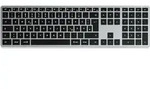 Satechi SLIM X3, Kabellos, Bluetooth, QWERTZ, Schwarz, Grau - Schwarz/Grau