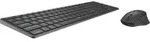 Rapoo 9800M Dunkelgrau Kabelloses Multimodus Deskset - Grau
