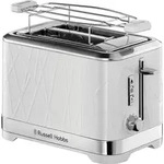 Russell Hobbs Structure Toaster Wei&szlig; 28090-56 - Silber/Wei&szlig;